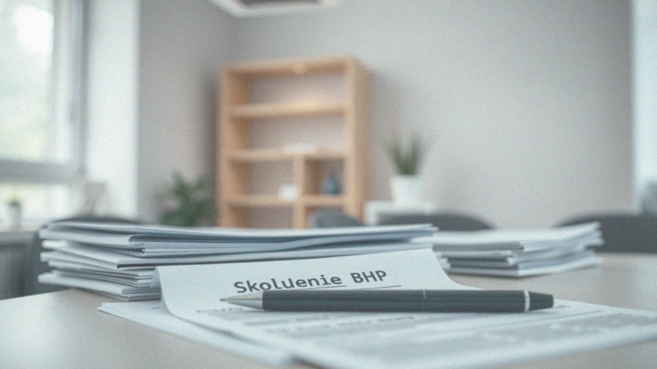 Jakie dokumenty są wymagane po ukończeniu szkolenia wstępnego BHP?