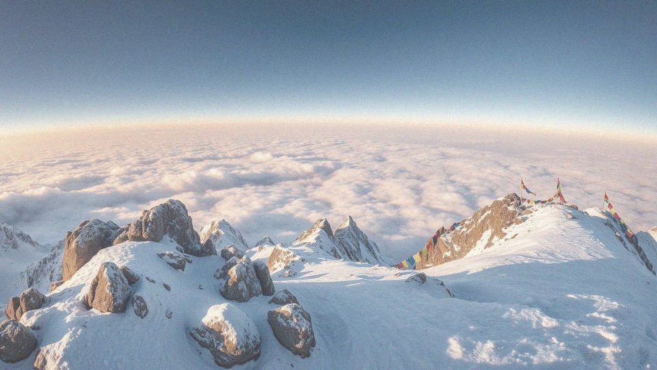 Jakie są główne cechy widoku ze szczytu Mount Everest?