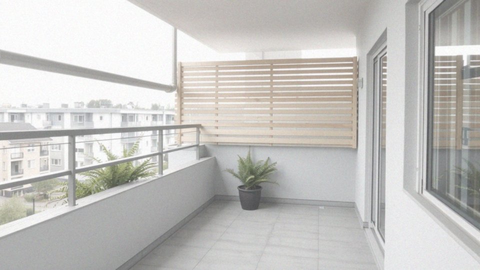 Jak osłonić balkon przed wiatrem?