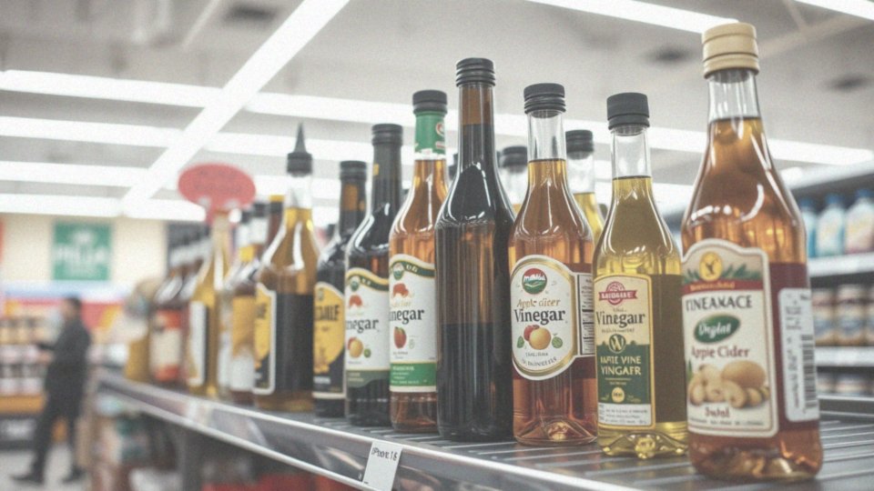 Co wpływa na cenę octu w supermarkecie?