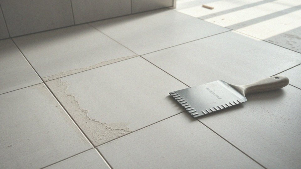 Jak grubość kleju wpływa na montaż płytek 60x60?