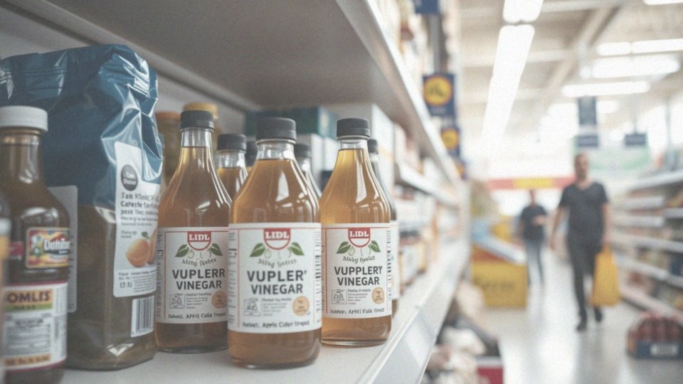 Ile kosztuje ocet jabłkowy w sieci Lidl?