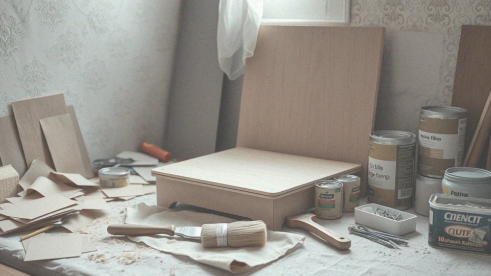 Jakie narzędzia i materiały są potrzebne do odnawiania mebli ze sklejki?