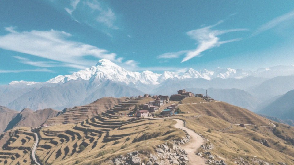 Gdzie leży południowa część Mount Everest?